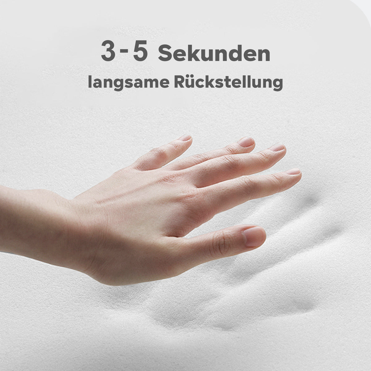 ROYGBIV Nackenstützkissen Orthopädisches Ergonomisches Wellenform Kopfkissen 60×38 cm