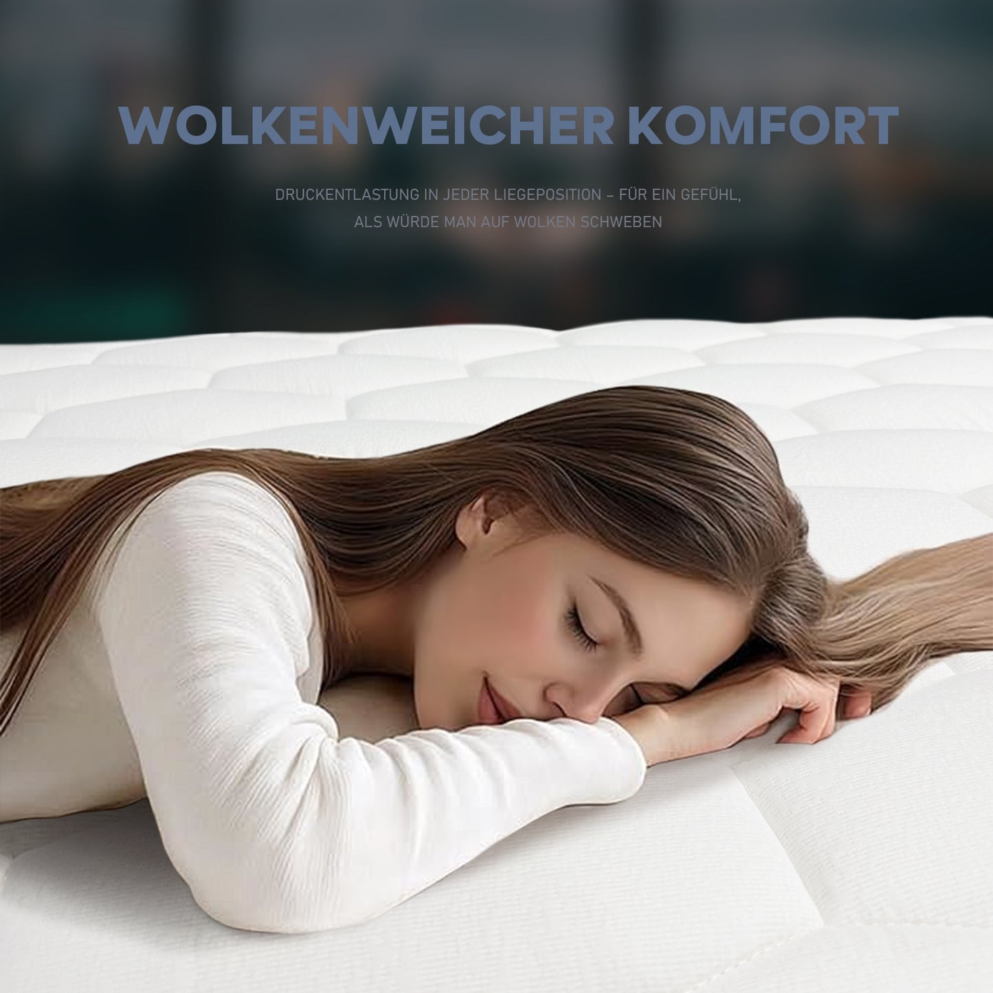 ROYGBIV MT03 Premium 25CM Hybrid-Matratze | 7-Zonen Orthopädischer Schlafkomfort