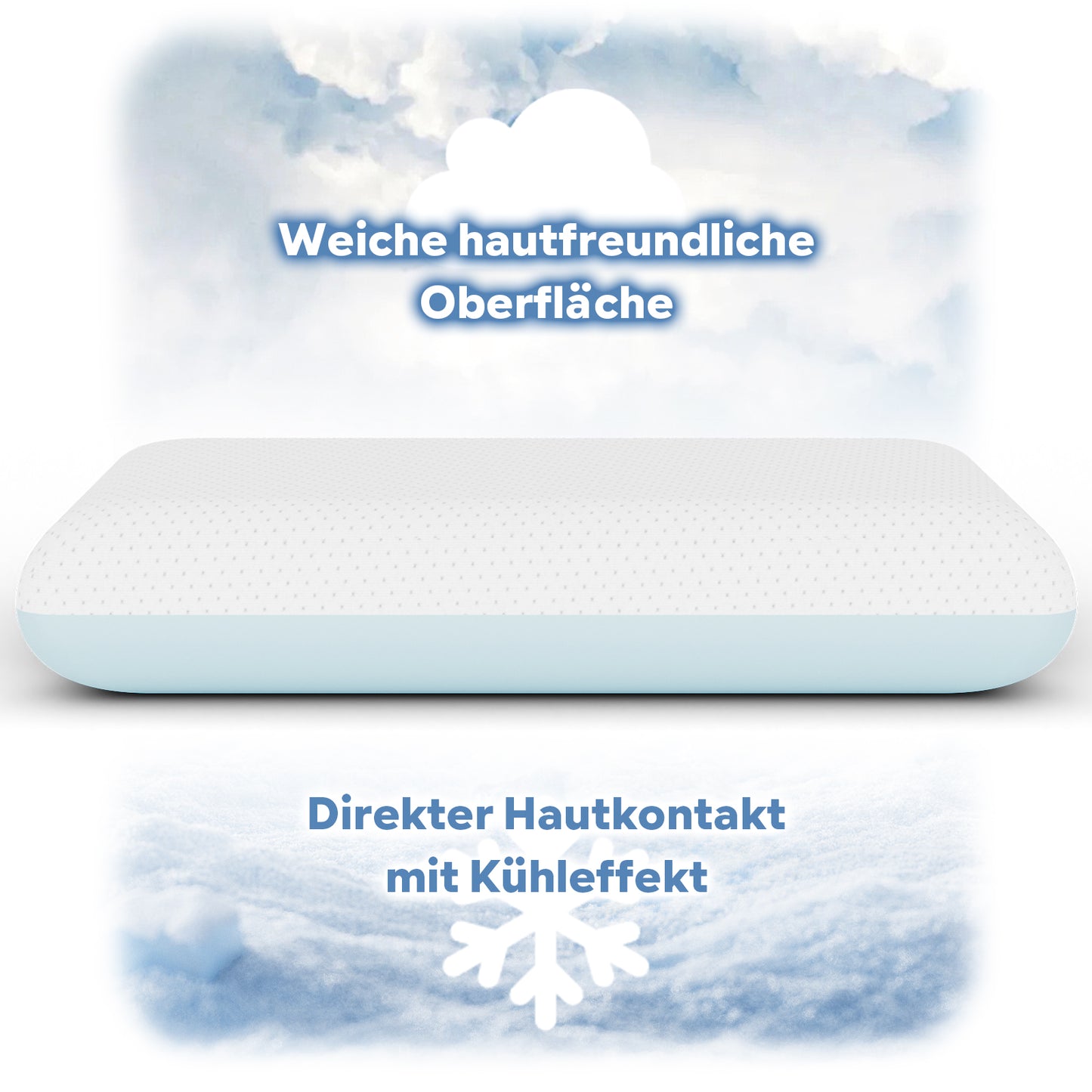 ROYGBIV Ergonomisches Memory-Schaum Nackenstützkissen – 4-in-1 Liegekomfort, 11 cm Höhe, Doppelseitiger Bezug, Atmungsaktiv