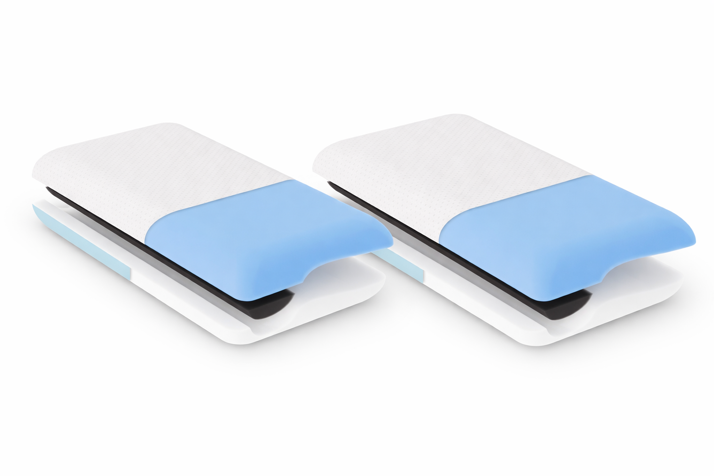 ROYGBIV Ergonomisches Memory-Schaum Nackenstützkissen – 4-in-1 Liegekomfort, 11 cm Höhe, Doppelseitiger Bezug, Atmungsaktiv